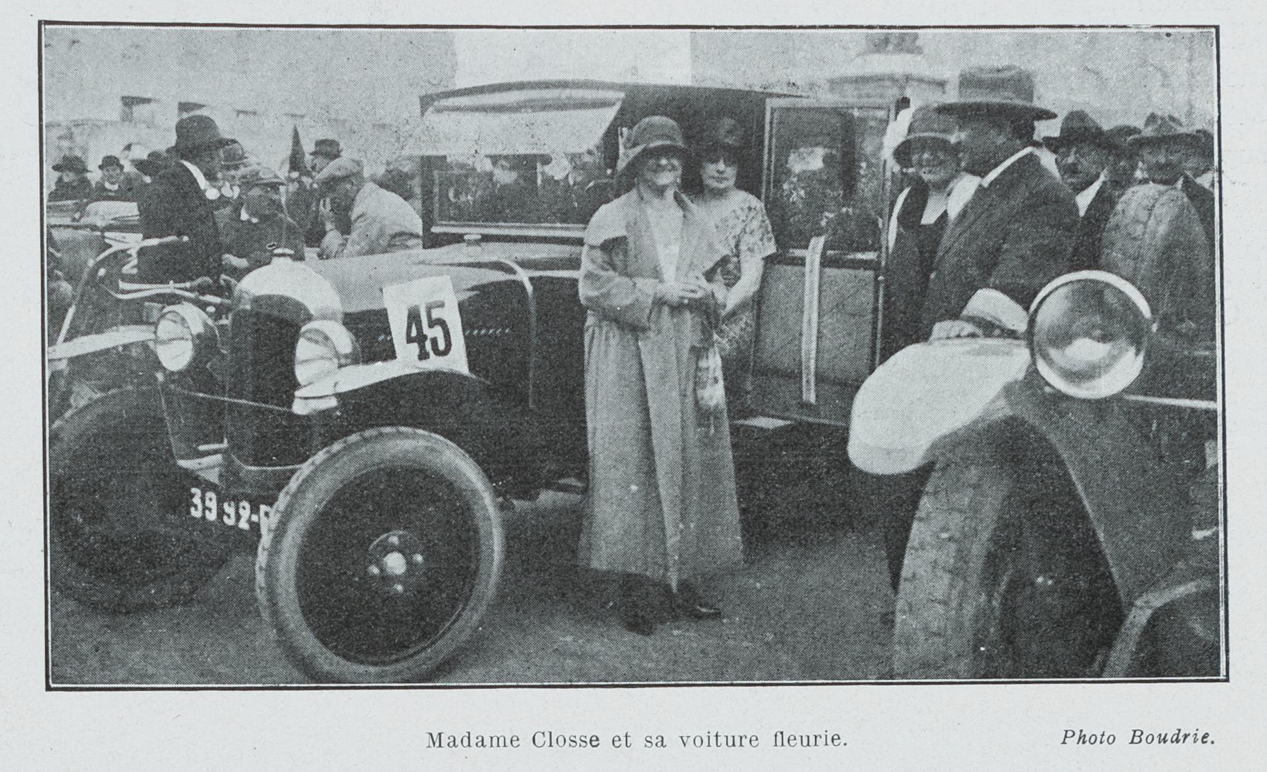 Contenu du Madame Closse et sa voiture fleurie