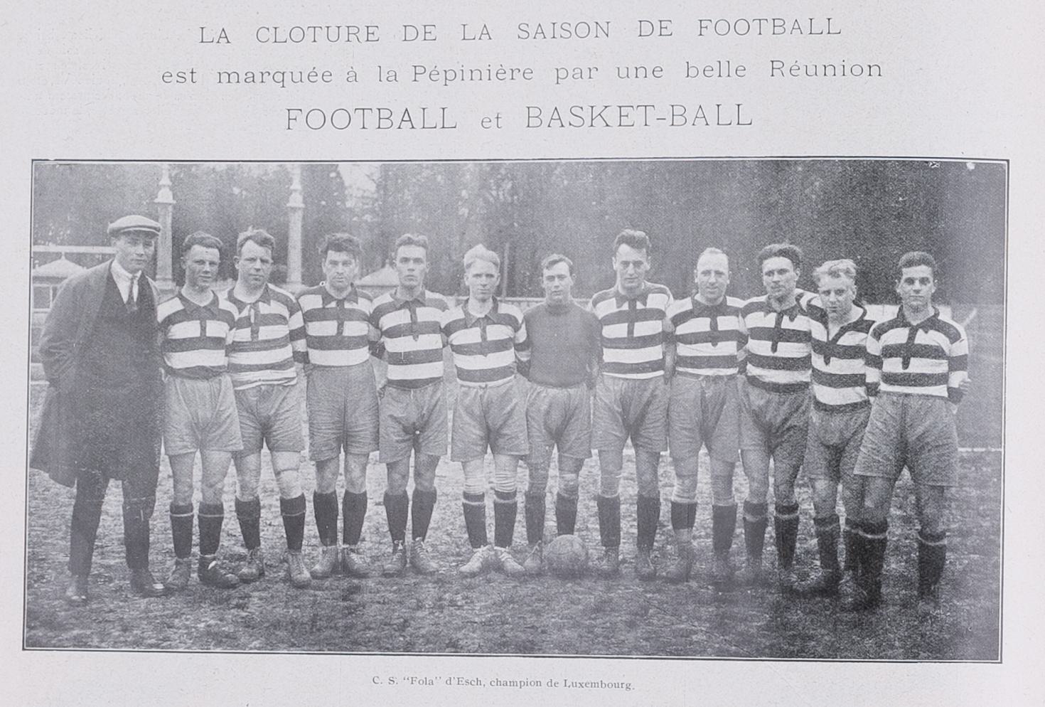 Contenu du La clôture de la saison de football est marquée à la Pépinière par une belle Réuion Football et Basket-Ball