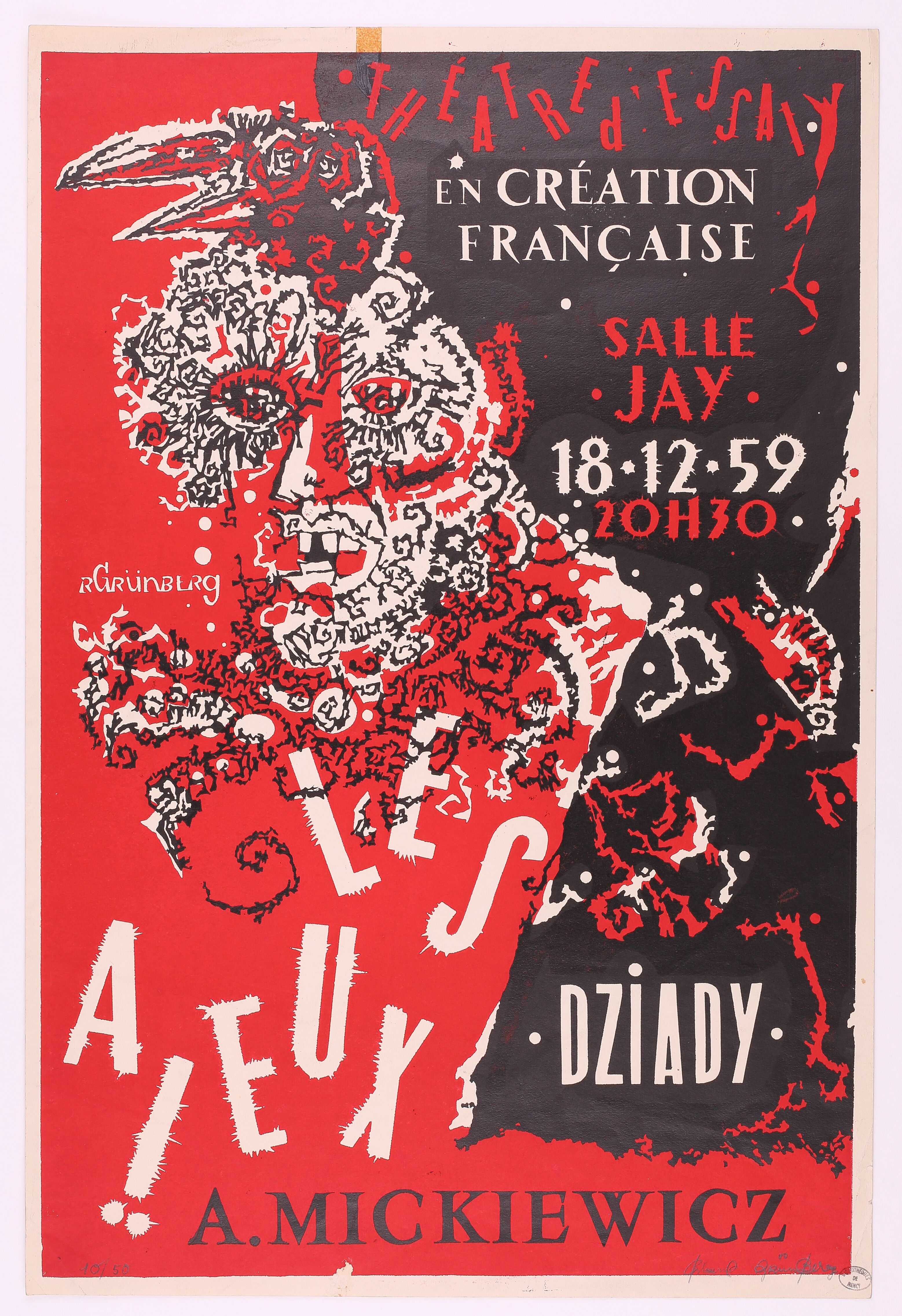 Contenu du Théâtre d’essai en création française / Les Aïeux