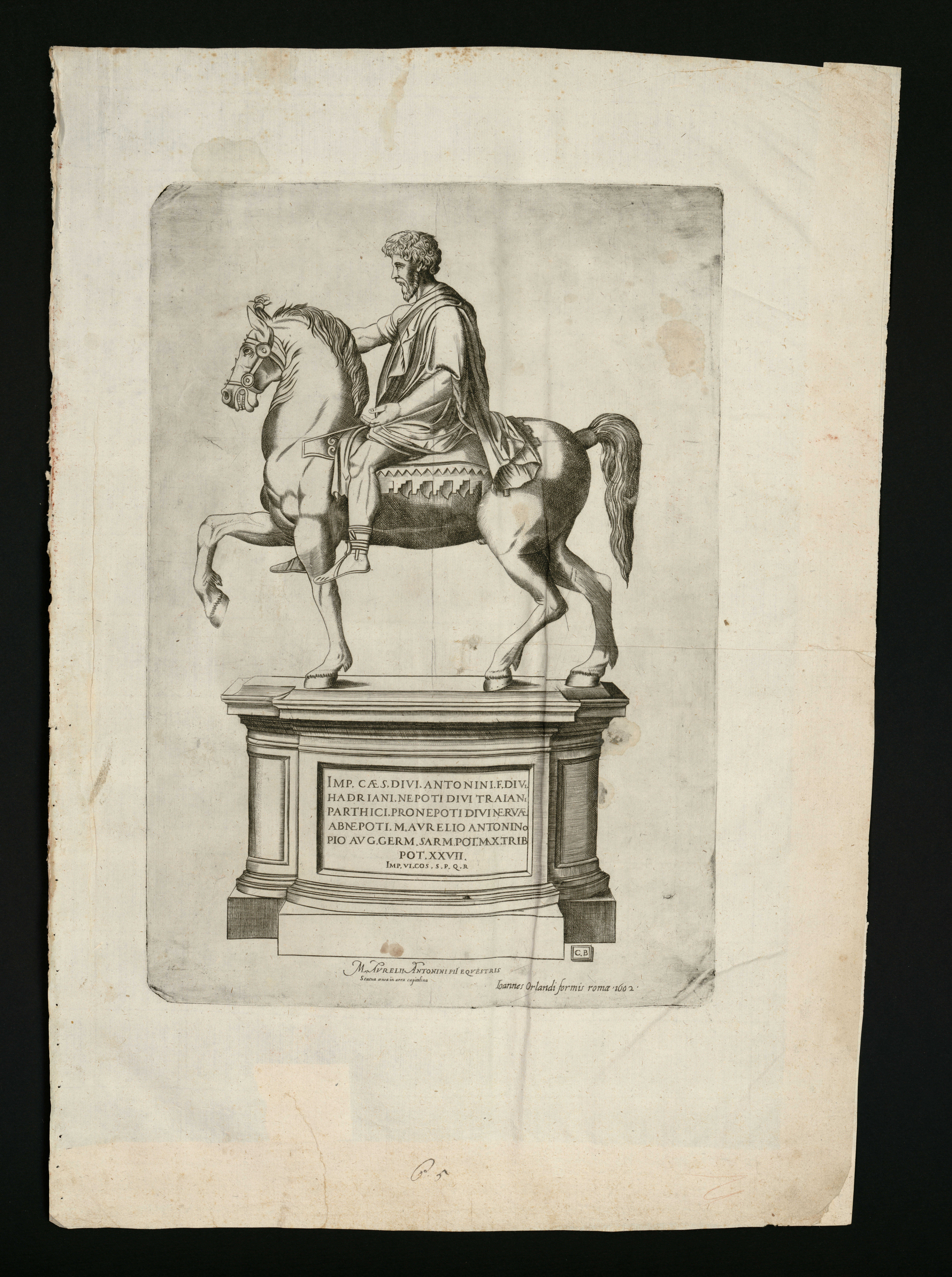 Contenu du [Statue équestre de Marc Aurèle]