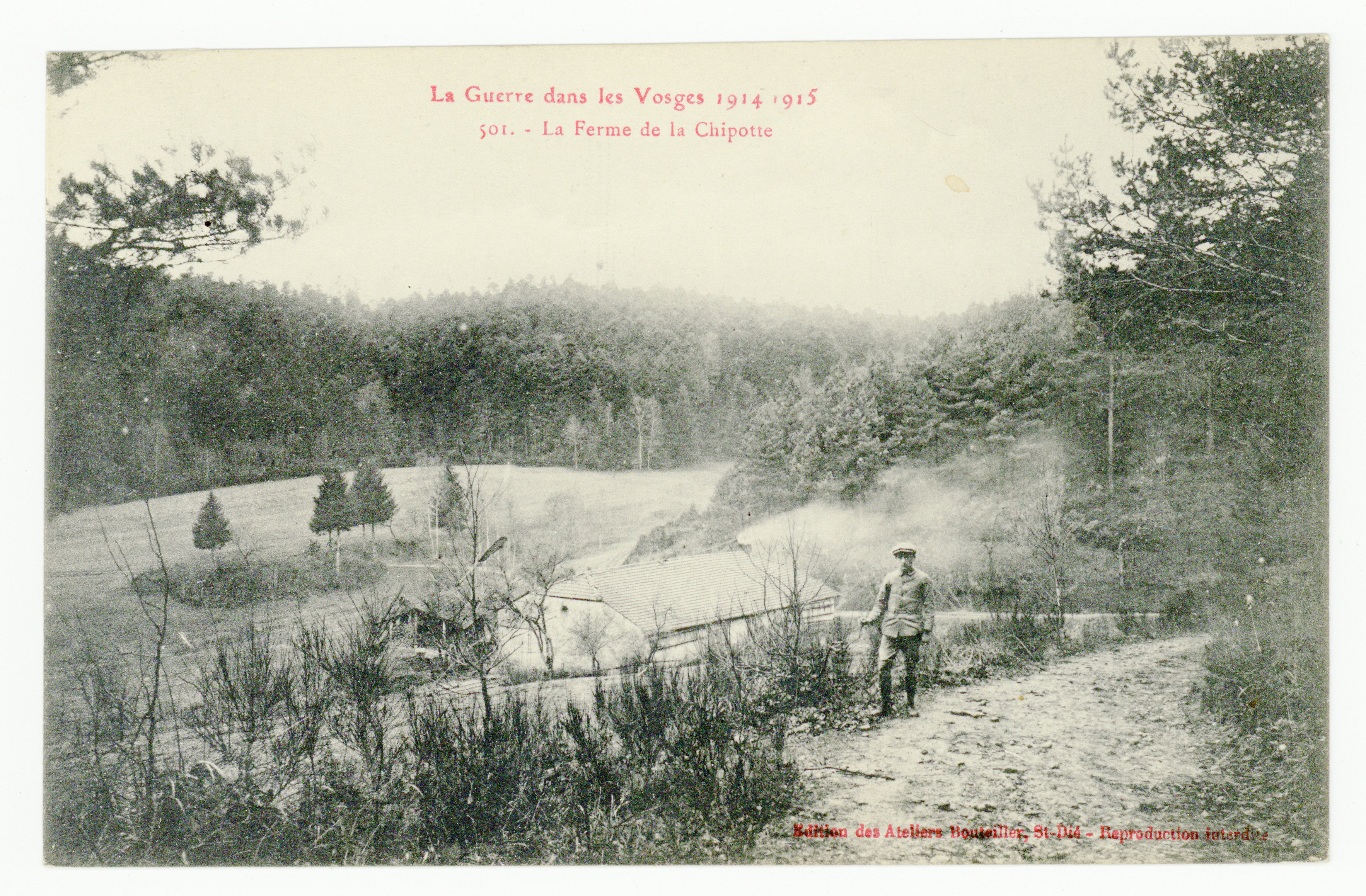 Contenu du La ferme de la Chipotte, la guerre dans les Vosges. 1914-1915