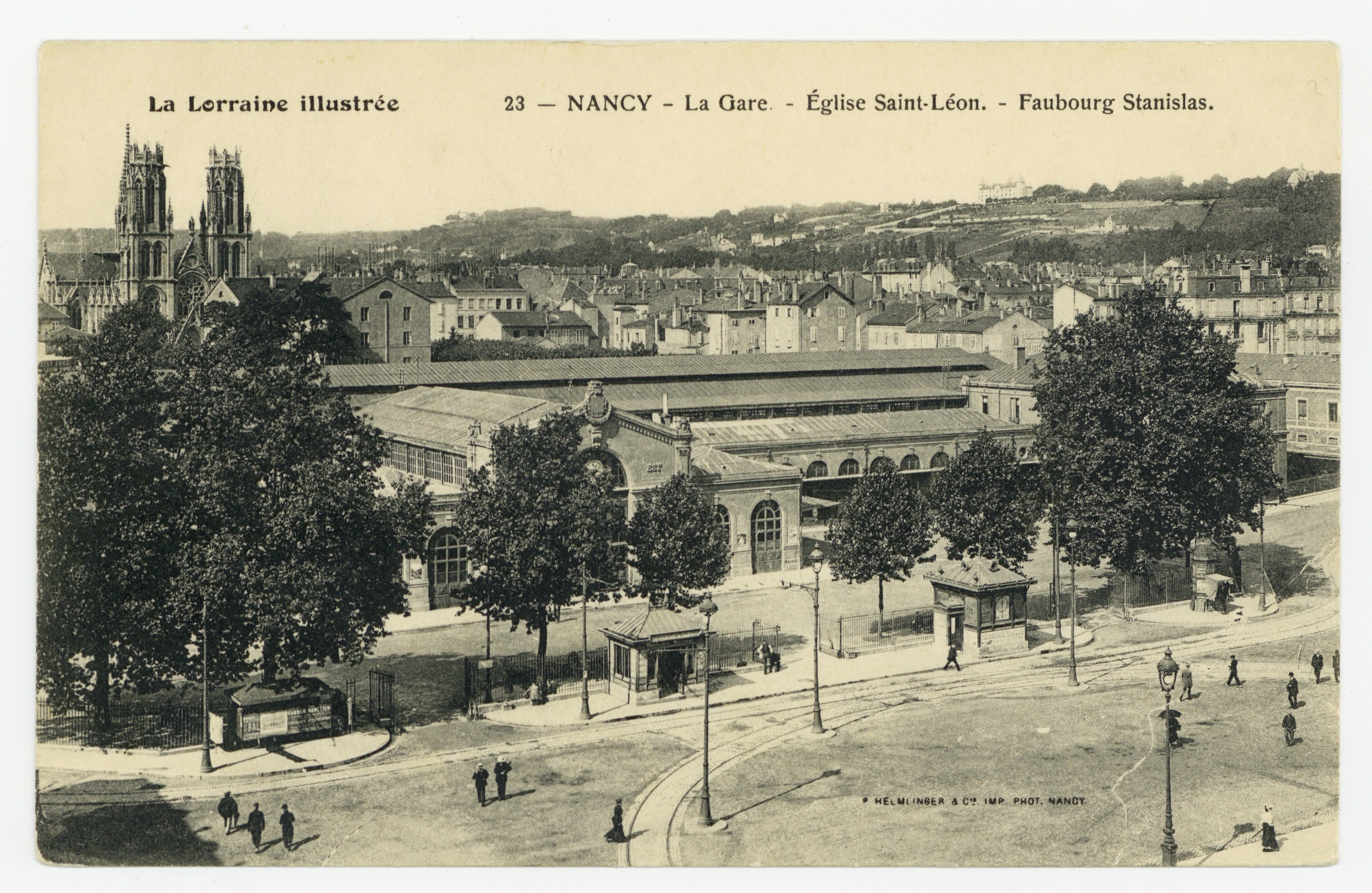 Contenu du Nancy : la gare, église Saint-Léon, faubourg Stanislas