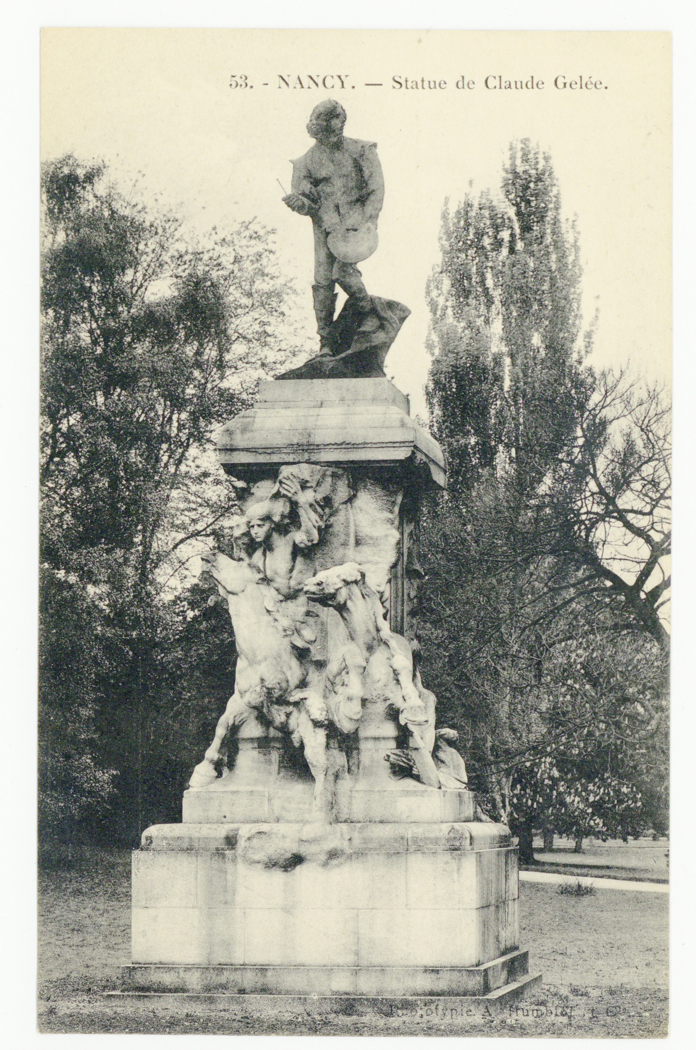 Contenu du Nancy : statue de Claude Gelée