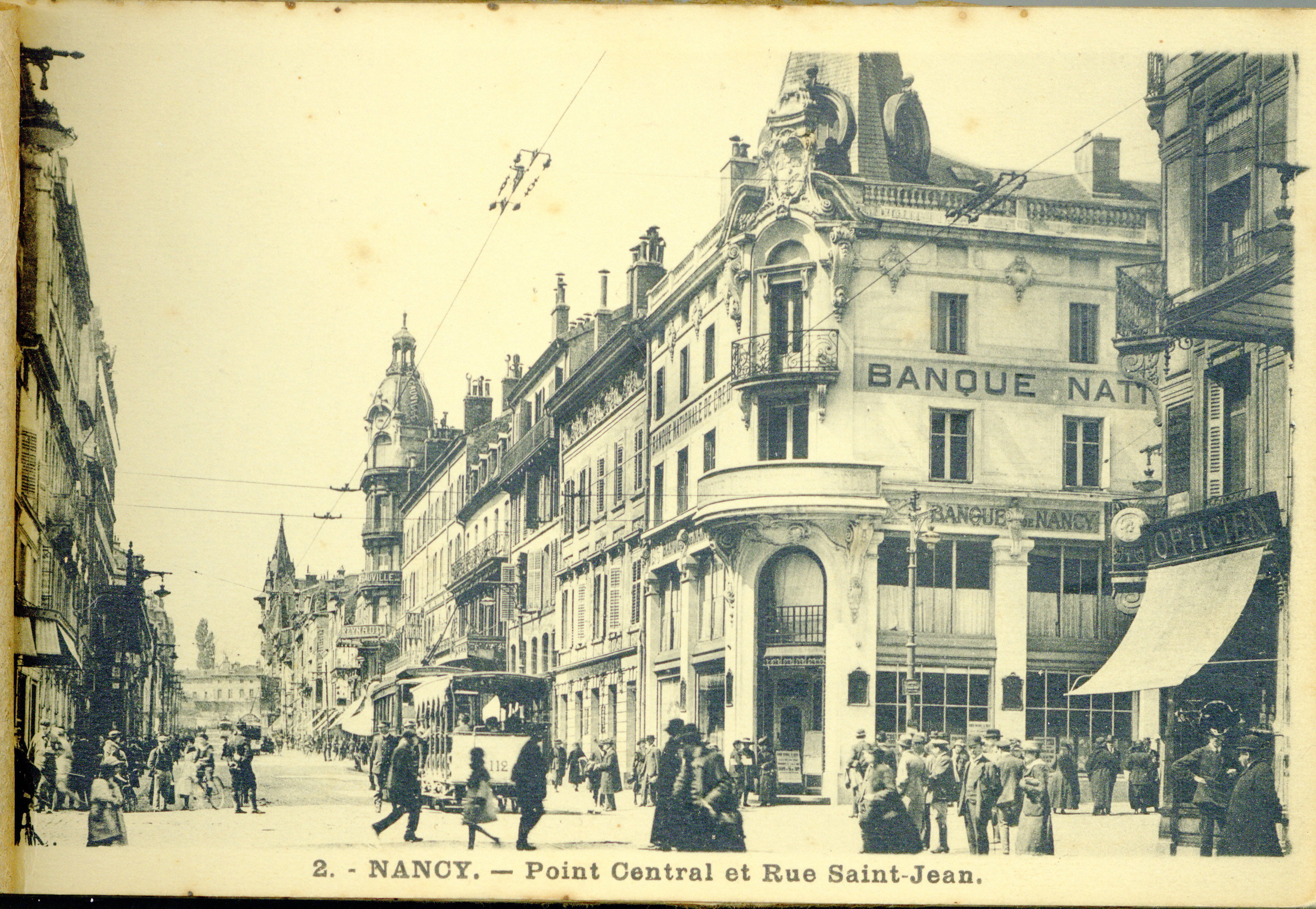 Contenu du Nancy. Point Central et rue Saint-Jean