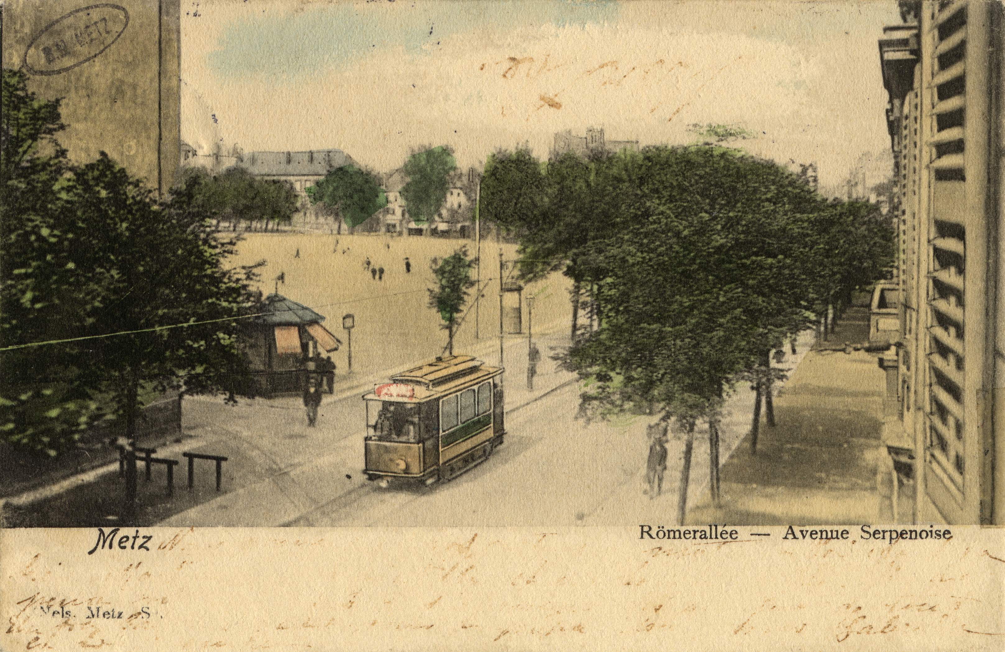 Contenu du Metz Römerallée. Avenue Serpenoise