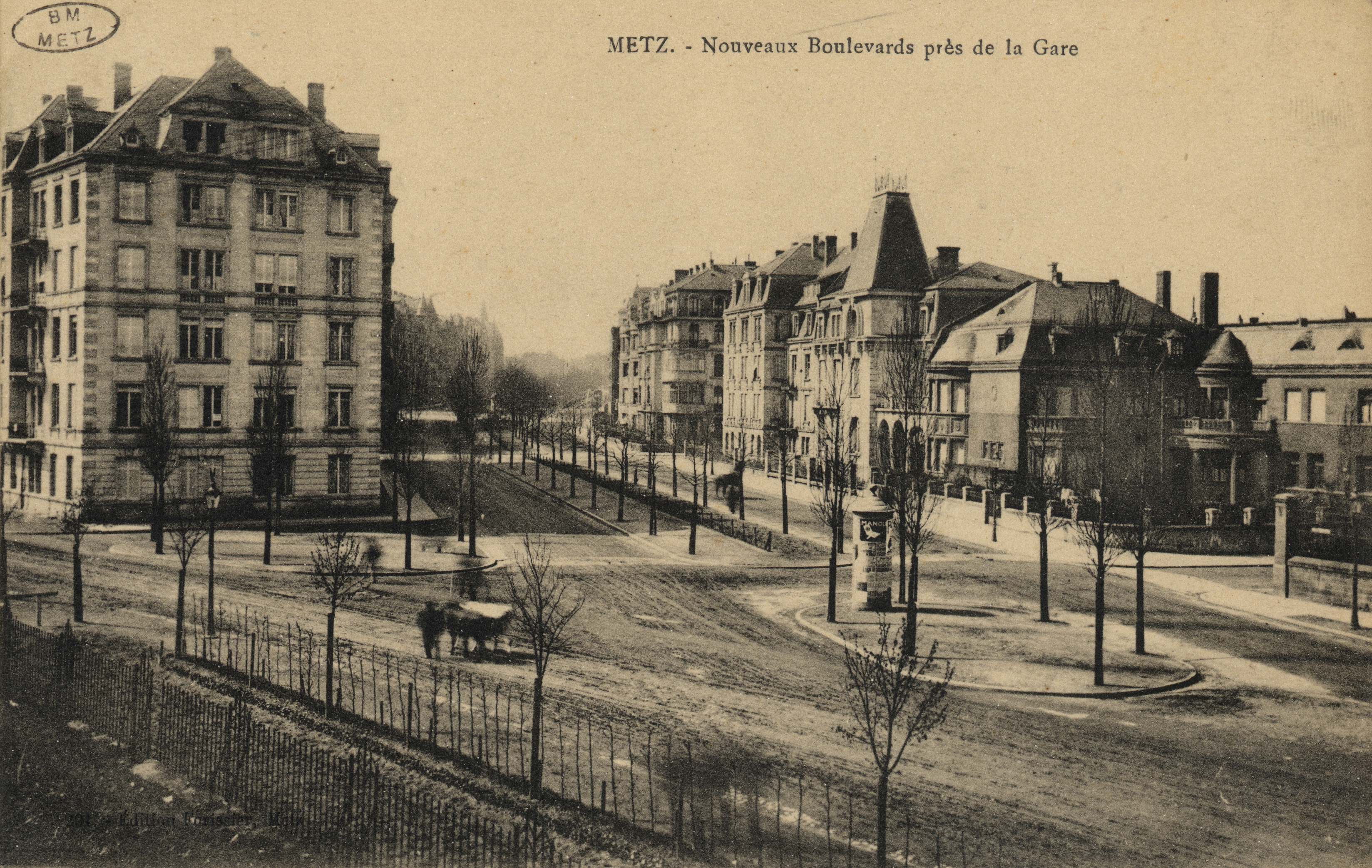 Contenu du Metz. Nouveaux Boulevards près de la Gare