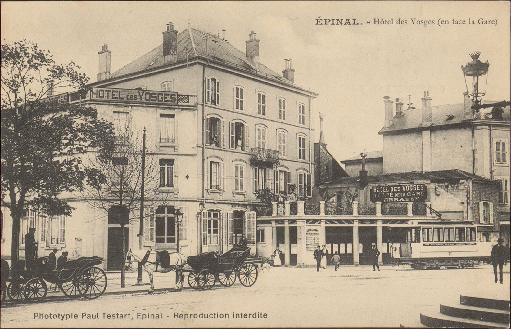 Contenu du Épinal, Hôtel des Vosges (en face la Gare)