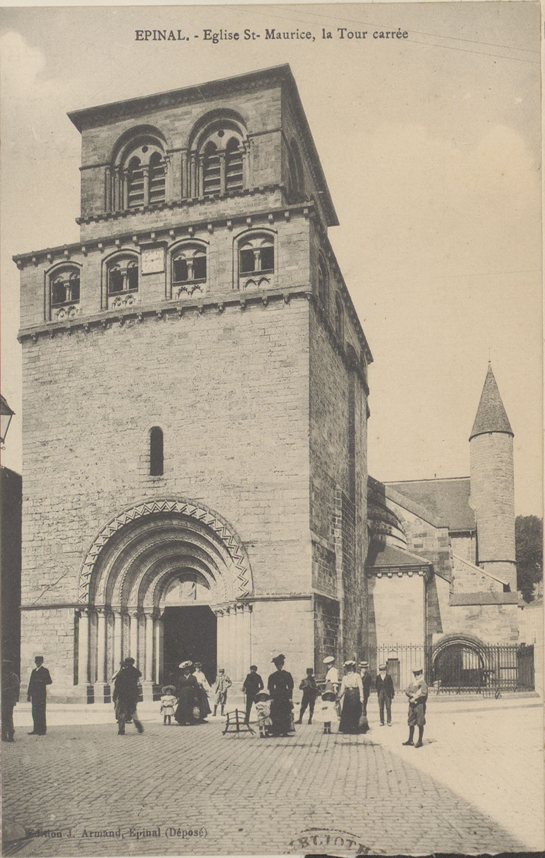 Contenu du Épinal, Église Saint-Maurice, La Tour Carrée