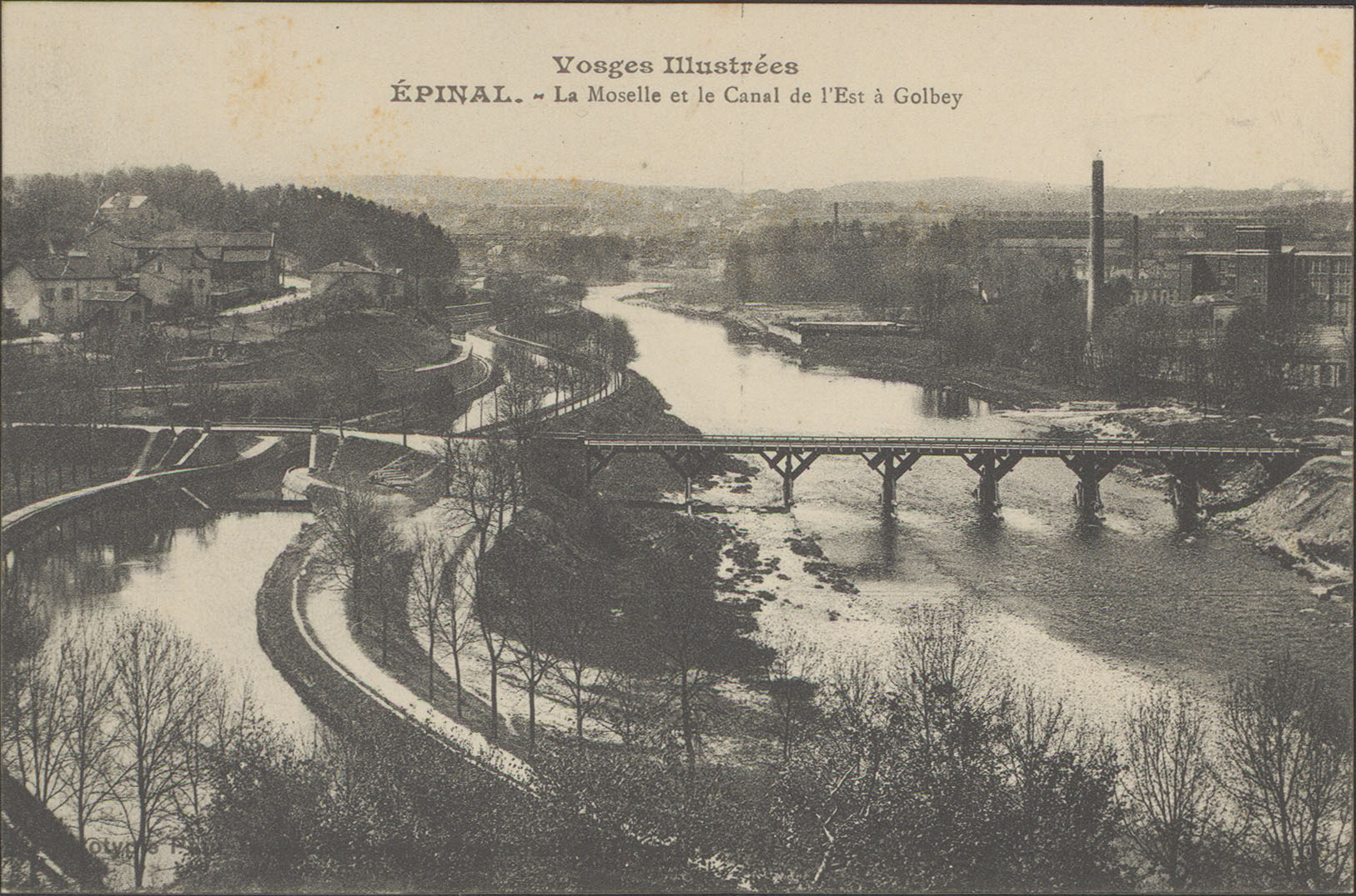 Contenu du Épinal, La Moselle et le Canal de l'Est à Golbey