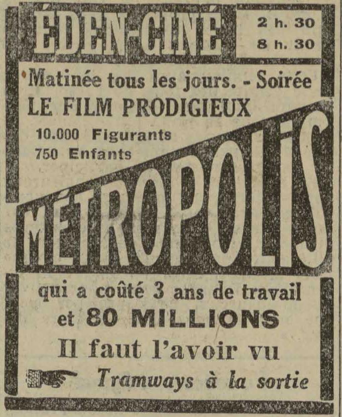 Contenu du Courrier des spectacles - L'Est Républicain - 14 décembre 1927