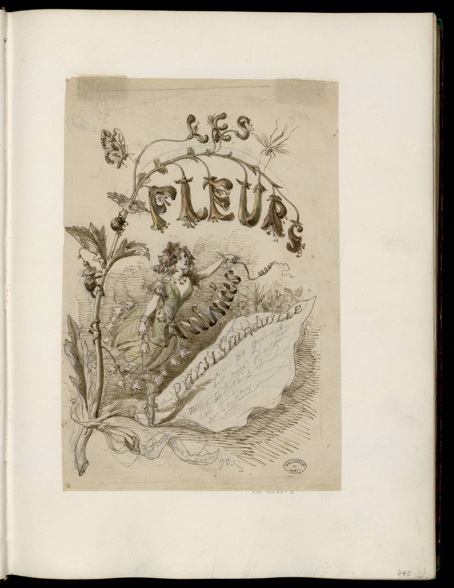 Contenu du Fleurs animées / J.J. Grandville