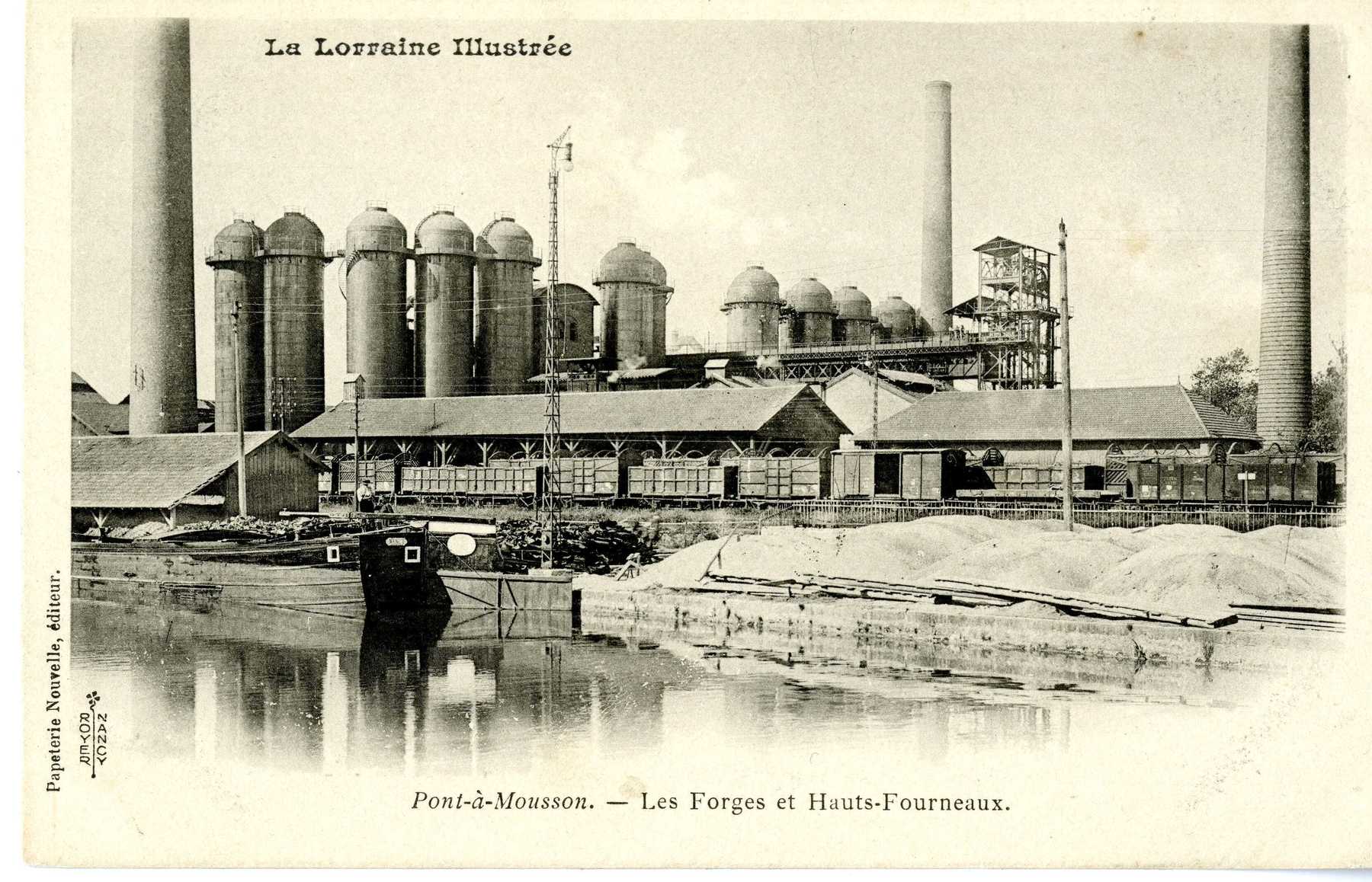 Contenu du Pont-à-Mousson : les forges et hauts-fourneaux