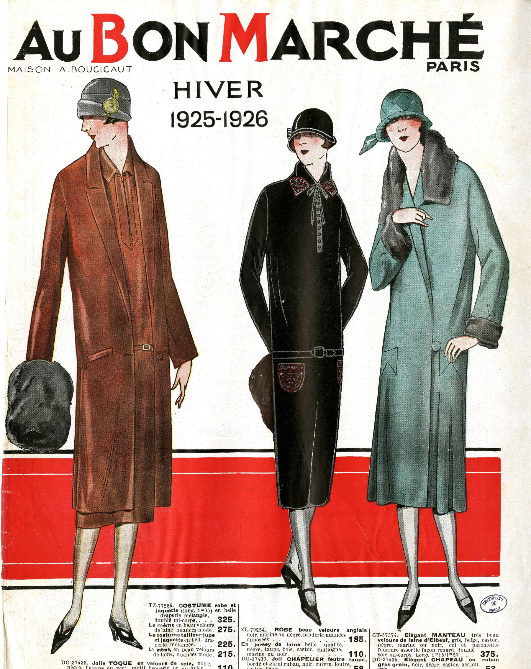 Contenu du Hiver 1925-1926