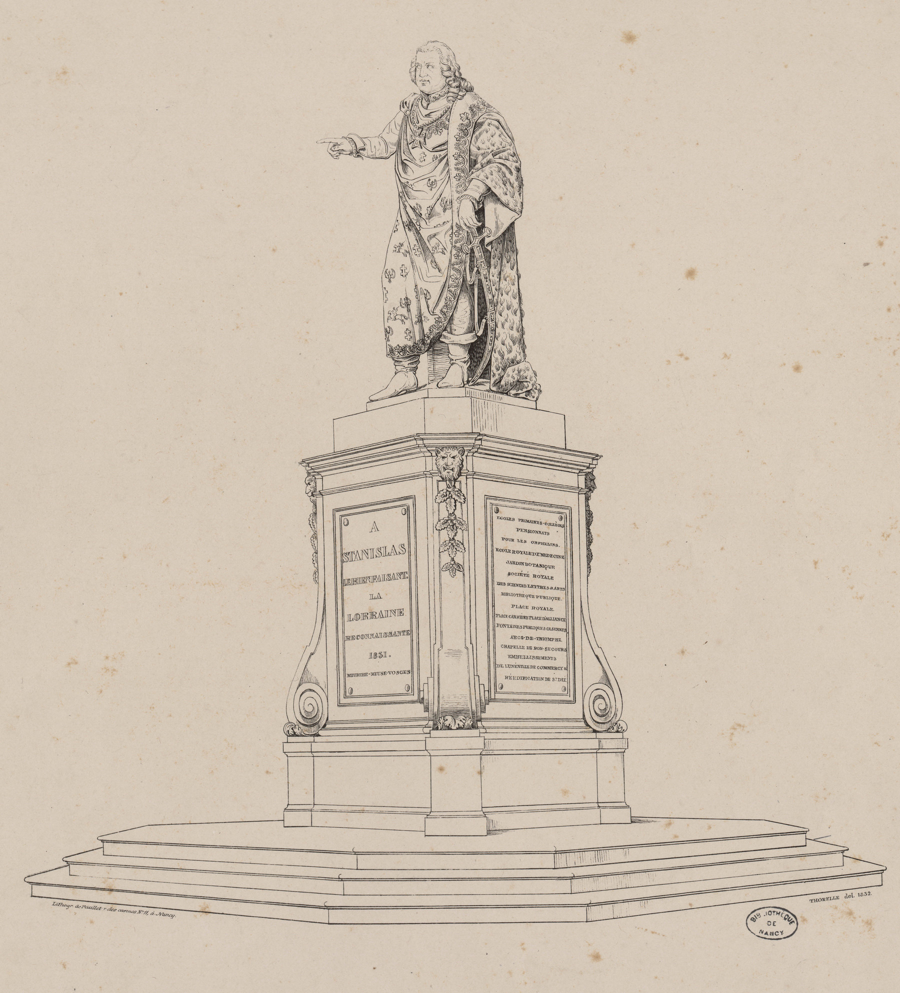 Contenu du Statue de Stanislas