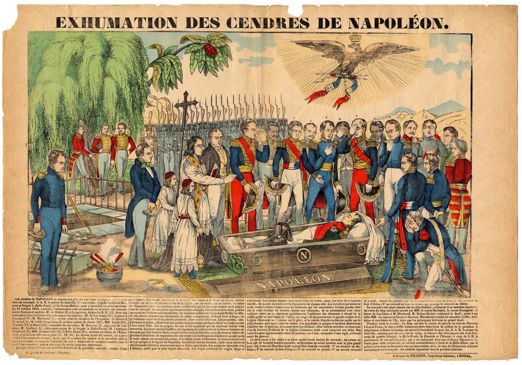 Contenu du Exhumation des cendres de Napoléon