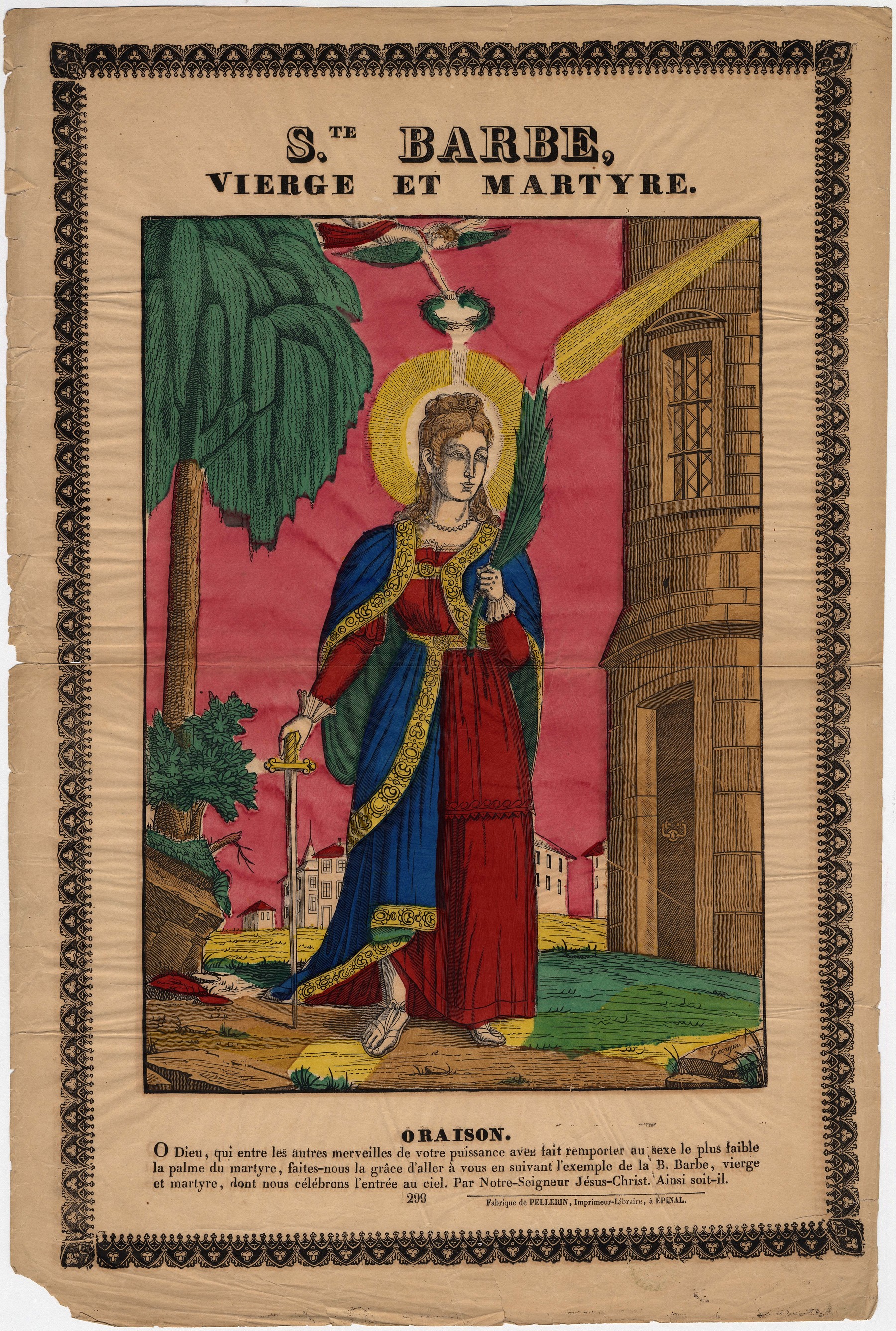 Contenu du Sainte Barbe, vierge et martyre
