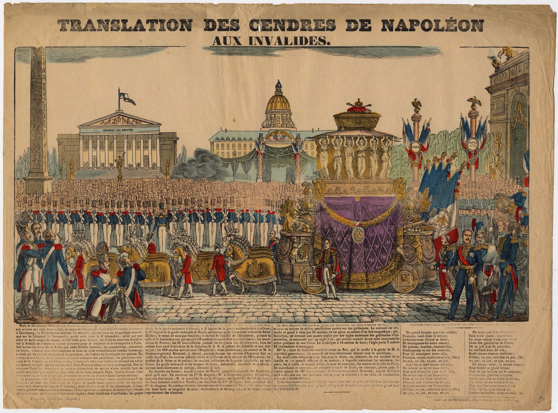 Contenu du Translation des cendres de Napoléon aux Invalides