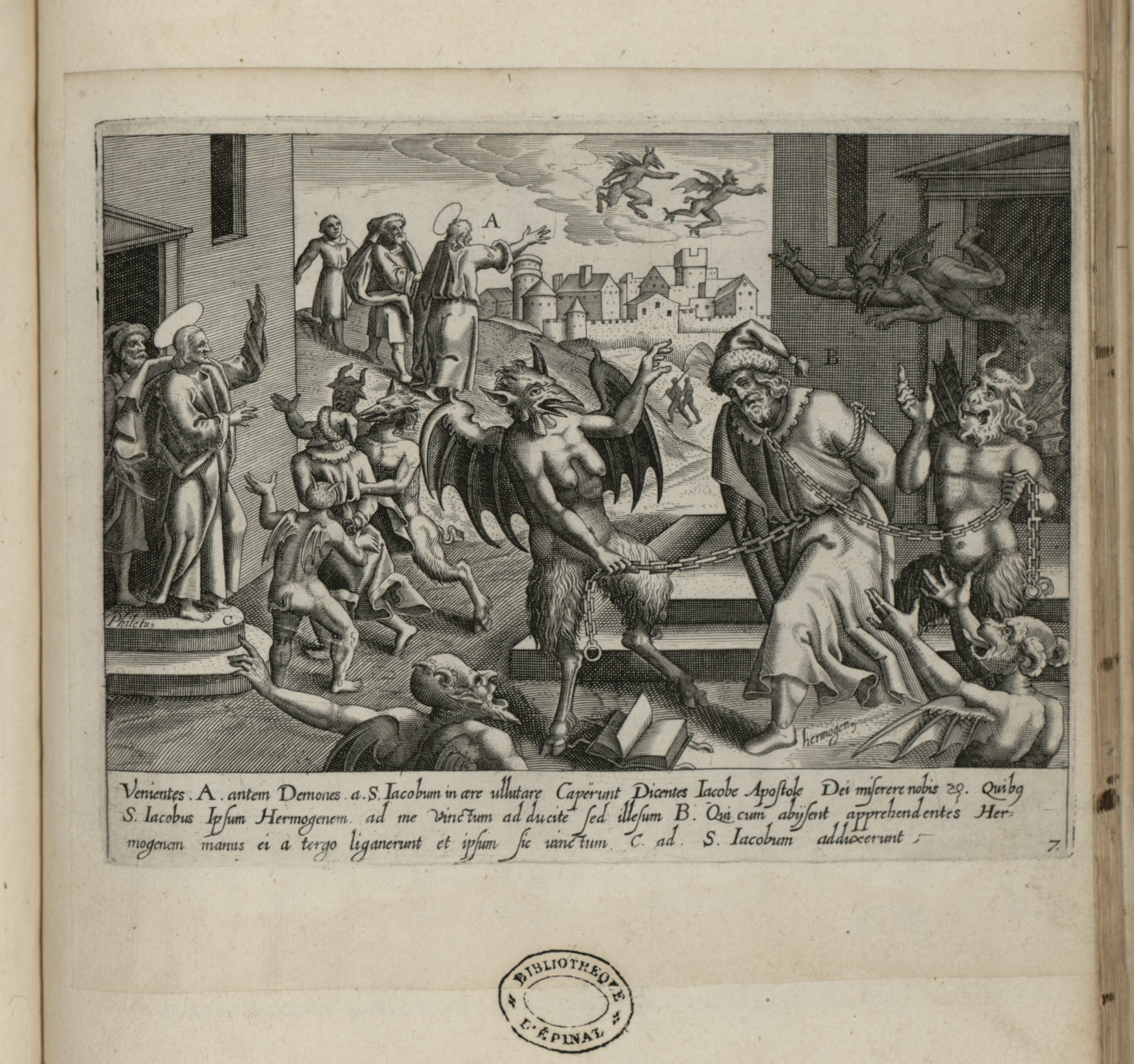 Contenu du Saint Jacques et le magicien Hermogène