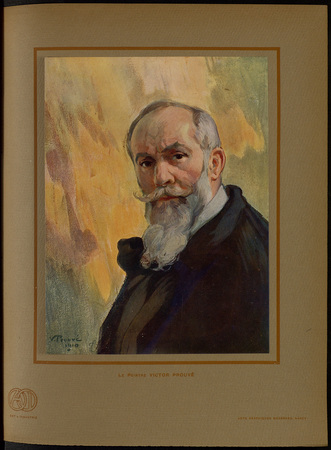 Le peintre Victor Prouvé