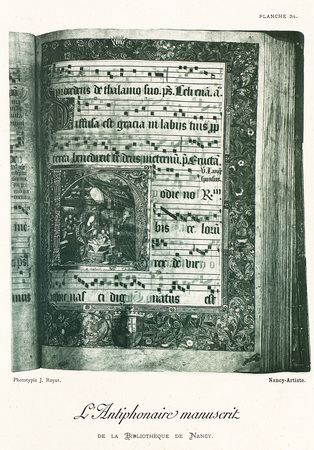 L'antiphonaire manuscrit de la bibliothèque de Nancy