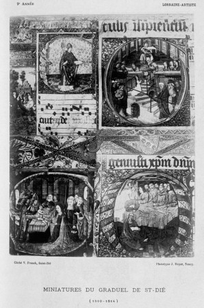 Miniatures du graduel de St-Dié