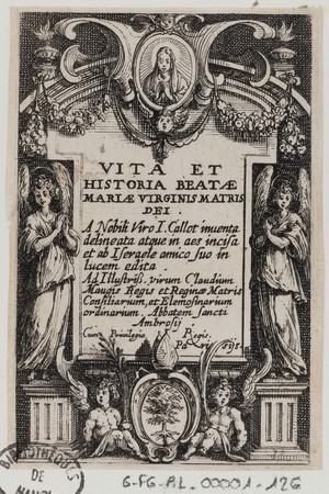 Vita et historia beatae mariae virginis matris dei