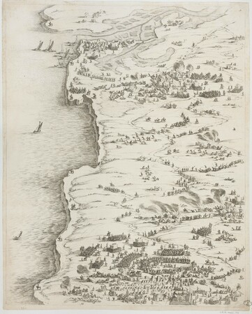 Siège de La Rochelle : planche du haut à gauche