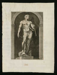 [Sculpture antique d'un homme nu]