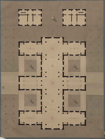 Plan du 1er étage [d'un musée]