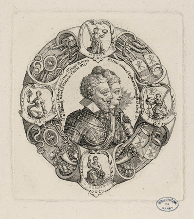 Portraits de François II de Lorraine et de Christine de Salm