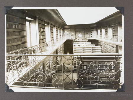 Vue d'une salle de lecture avant les travaux de refection des années 1930