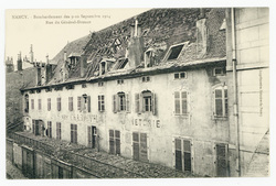 Rue du Général-Drouot, Nancy. Bombardement des 9-10 septembre 1914