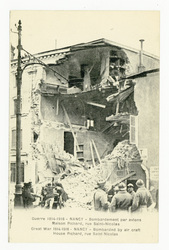 Nancy : bombardement par avions. Maison Pichard, rue Saint-Nicolas. Nancy …