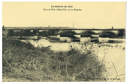 Pont de Flin à Ménil-Flin sur la Meurthe, la guerre de 1914