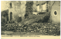 Haraucourt. Ruines du vieux château