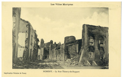 Nomeny. La rue Thierry-de-Boppart : les villes martyres