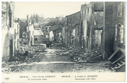 Une rue de Nomeny 24 décembre 1914, 1914-15...