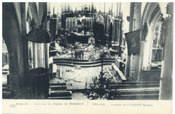 Intérieur de l'église de Nomeny, 1914-15…