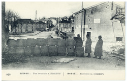 Une barricade à Nomeny, 1914-15…
