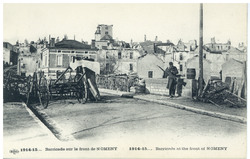 Barricade sur le front de Nomeny, 1914-15…