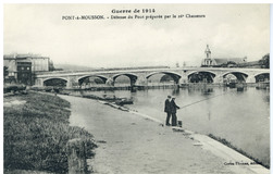 Pont-à-Mousson. Défense du pont préparée par les 26e Chasseurs, guerre de …
