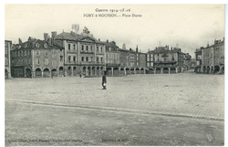 Pont-à-Mousson : place Duroc, guerre 1914-15-16