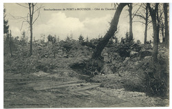 Bombardement de Pont-à-Mousson. Côté du cimetière