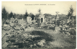 Bombardement de Pont-à-Mousson. Le cimetière