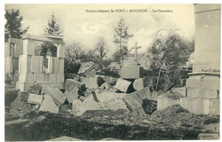 Bombardement de Pont-à-Mousson. Le cimetière