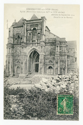 Rembercourt-aux-Pots (Meuse). Église (monument historique XIVe et XVIe siè…