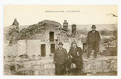 Verdun bombardé : vue générale