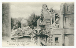 Verdun. Le cloître de la rue des Belles Vierges. Guerre 1914-1916