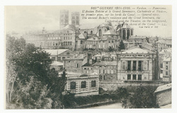 Verdun. Panorama. L'ancien évêché et le grand séminaire, cathédrale et thé…