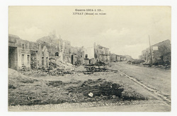 Xivray (Meuse) en ruines. Guerre 1914 à 19…